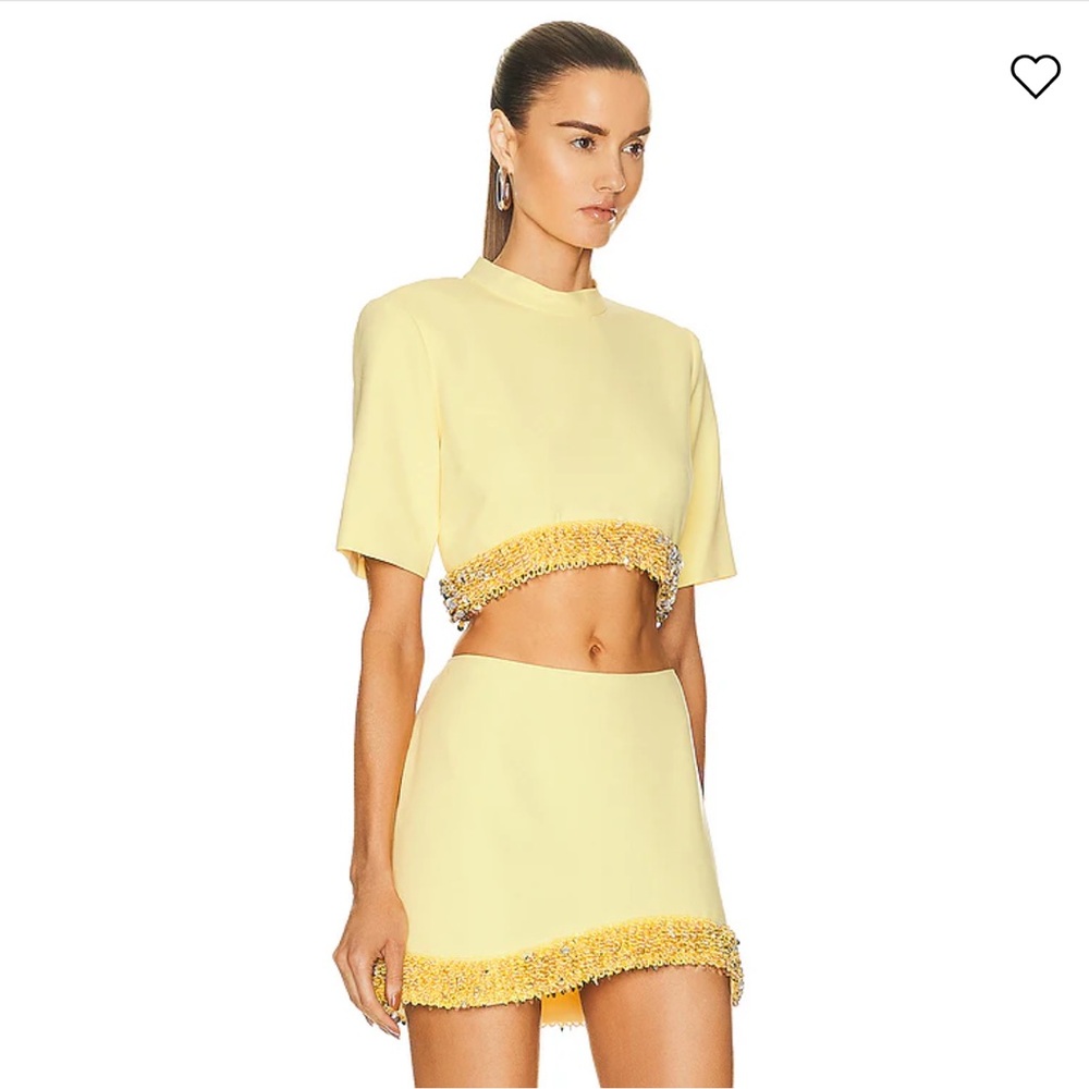 Jonathan Simkhai Yellow Two-Piece Dress
